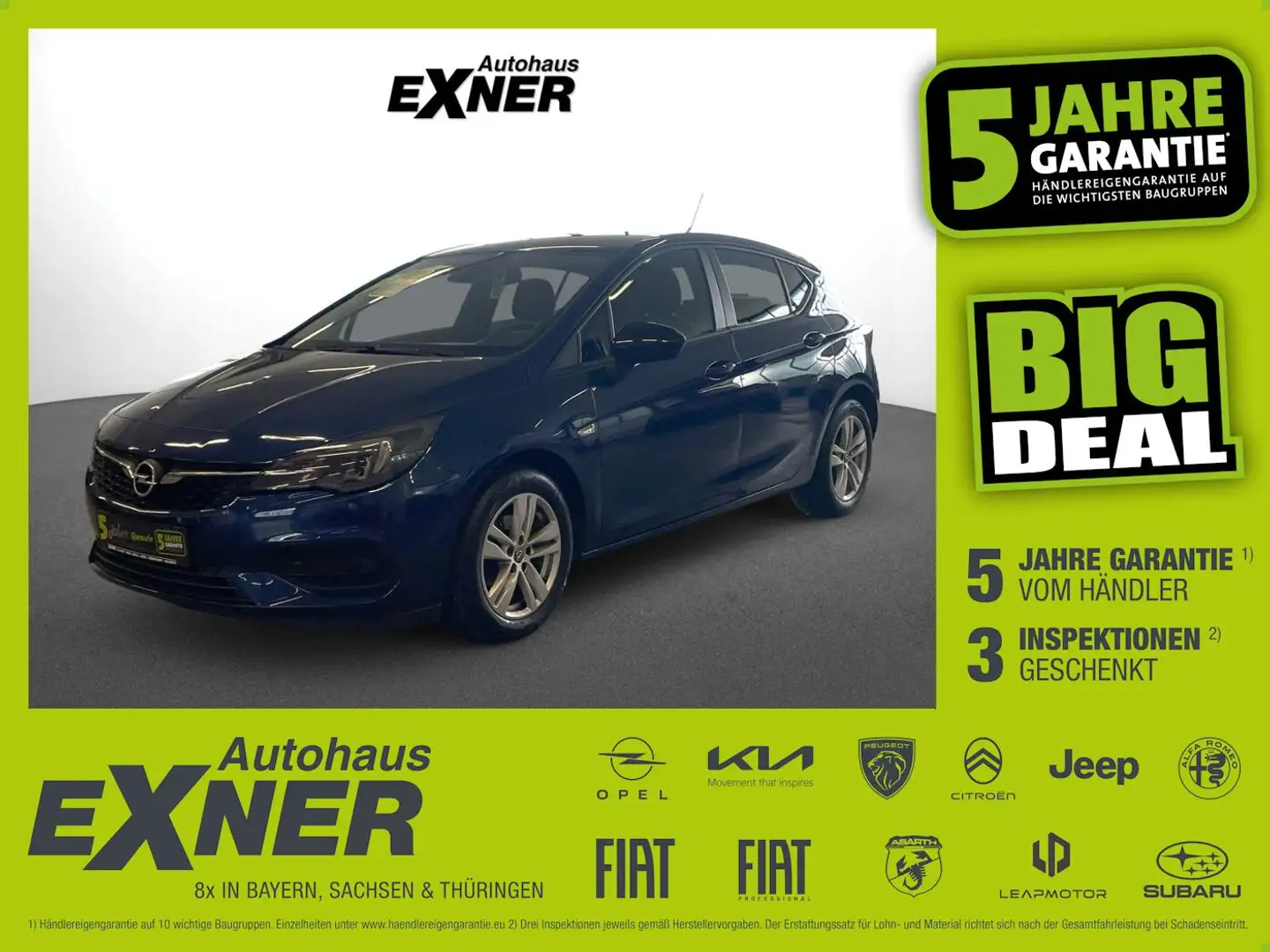 Opel Astra K 1.2 Turbo EDITION LED+SHZ+Winterp.+Kam. Blau - 1