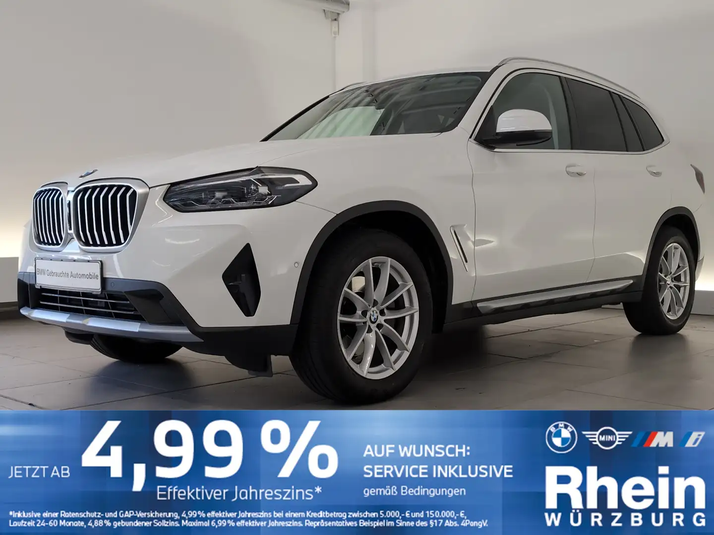 BMW X3 xDrive20d DAB/LED/SHZ Weiß - 1