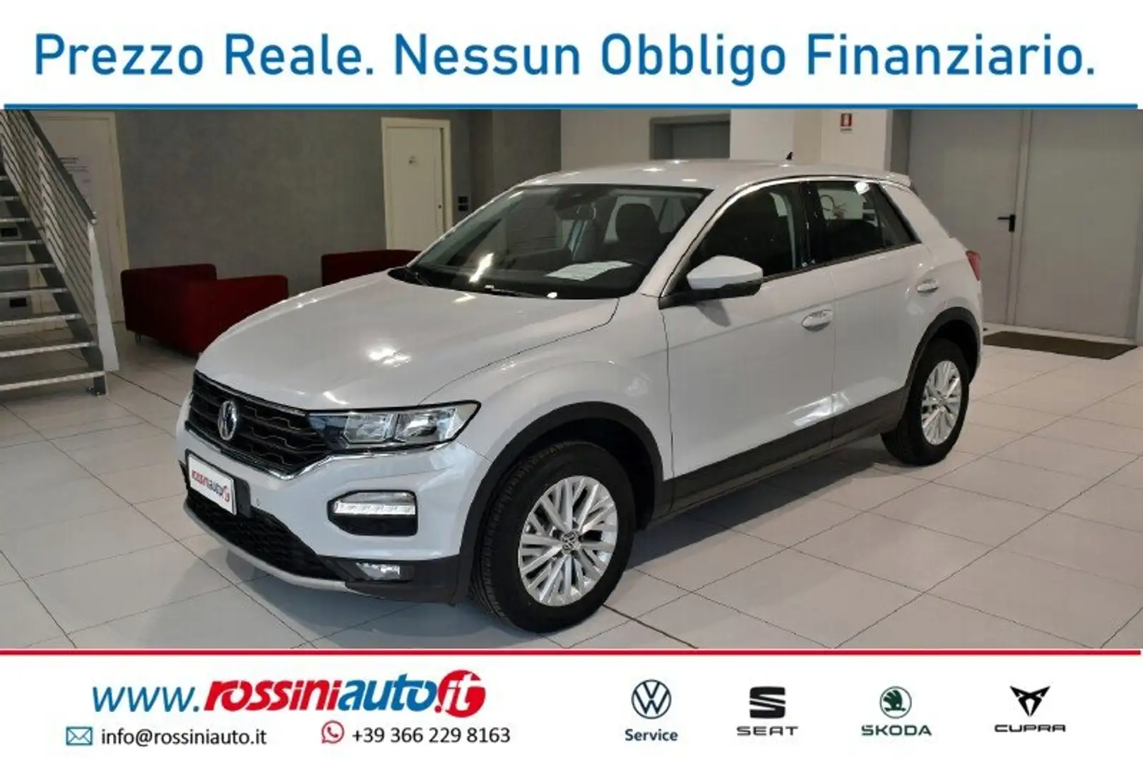 Volkswagen T-Roc 1.6 TDI SCR 116 CV BUSINESS Wit - 1