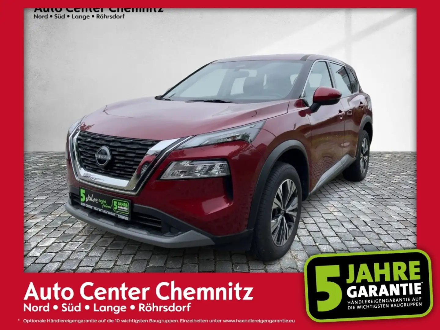 Nissan X-Trail 1.5 VC-T CVT Visia LED/Klima/DAB/PDC/AHK Rojo - 1