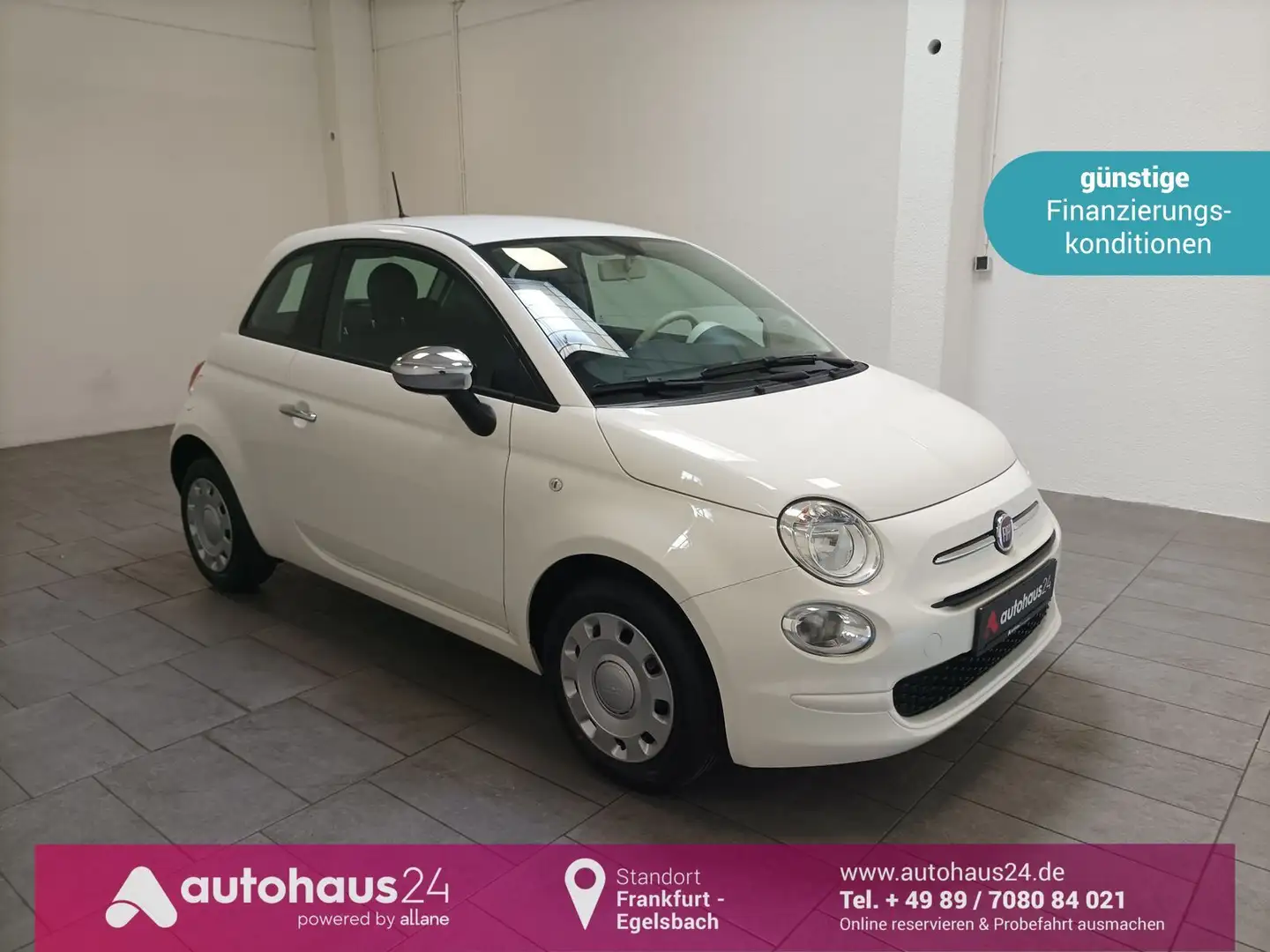 Fiat 500 1.0 Mild Hybrid  Cult|DAB+|Klima Weiß - 1