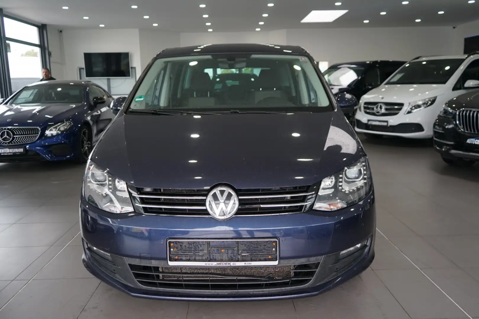 Volkswagen Sharan Trendline BMT Start-Stopp+NAVI+PDC+AUTOMATIK Azul - 2