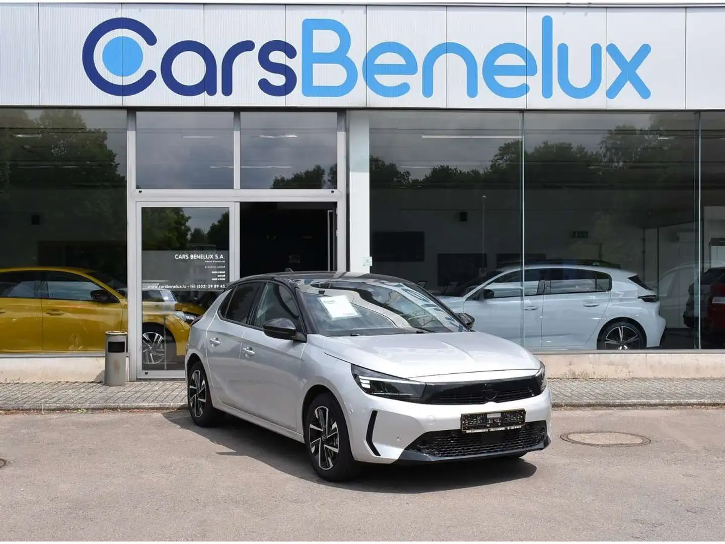 Opel Corsa 1.2 GS AT8 Facelift TOIT PANO GPS SG CHFF SIDE CAM Argent - 1