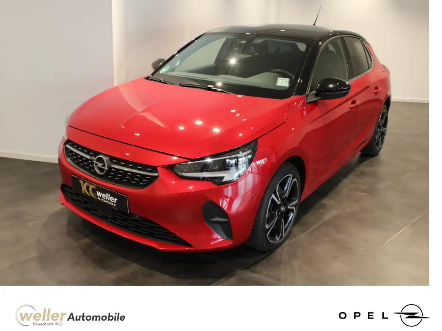 Opel Corsa F 1.2 Turbo ''Elegance'' Rückfahrkamera Sitzheizun Rot - 1