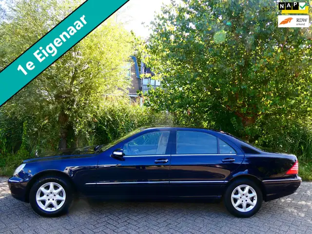 Mercedes-Benz S 500 Lang 306pk 1e eigenaar Full Options Historie