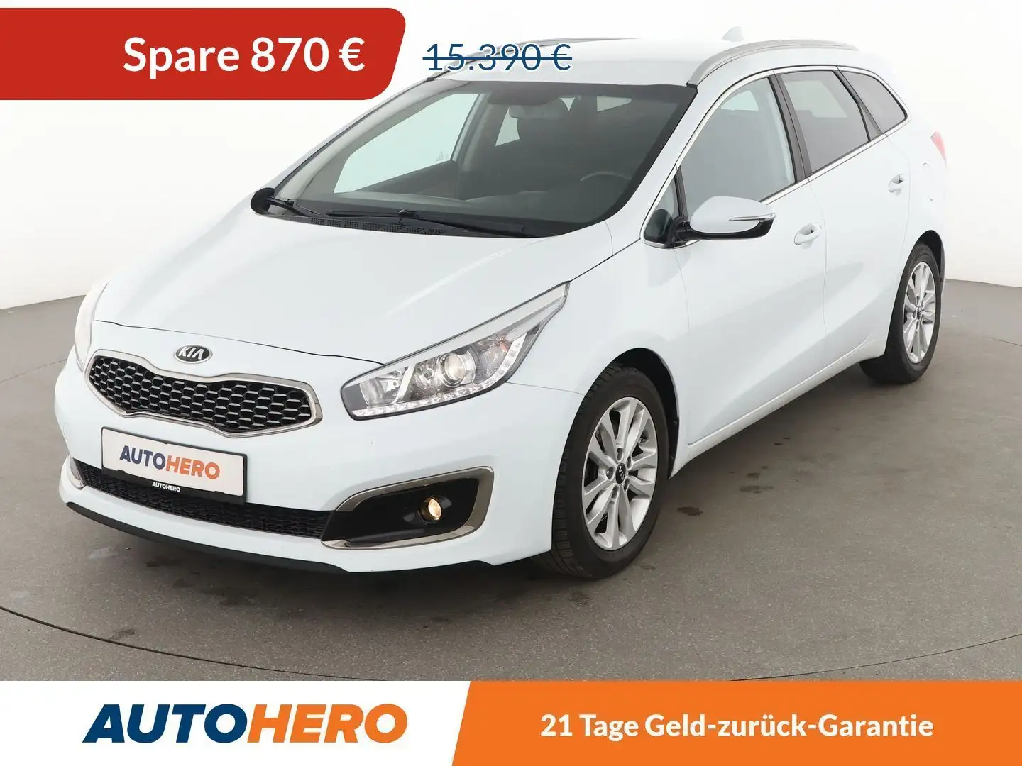 Kia Ceed / cee'd 1.6 GDI Spirit*NAVI*TEMPO*CAM*PDC*SHZ*KLIMA* Weiß - 1