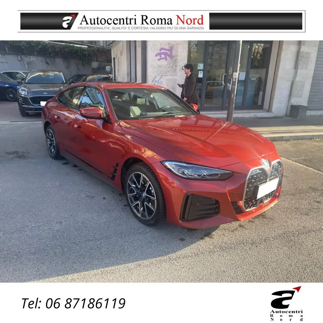 BMW i4 i4 edrive40 Msport Arancione - 1