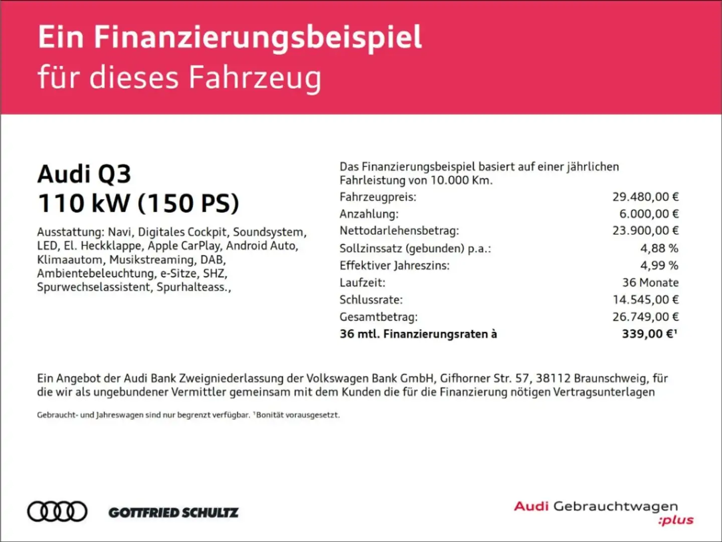 Audi Q3 35 TFSI advanced MMI VIRTUAL PDC SHZ Silber - 2