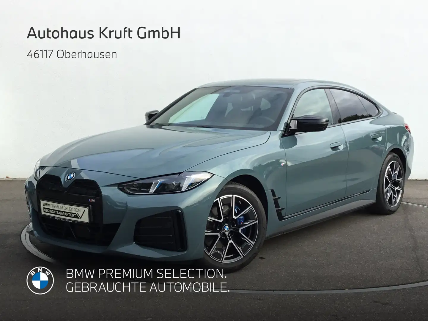 BMW i4 M50 FACELIFT+ACC+KAMERA+HUD+GSD+ESITZE Grün - 2