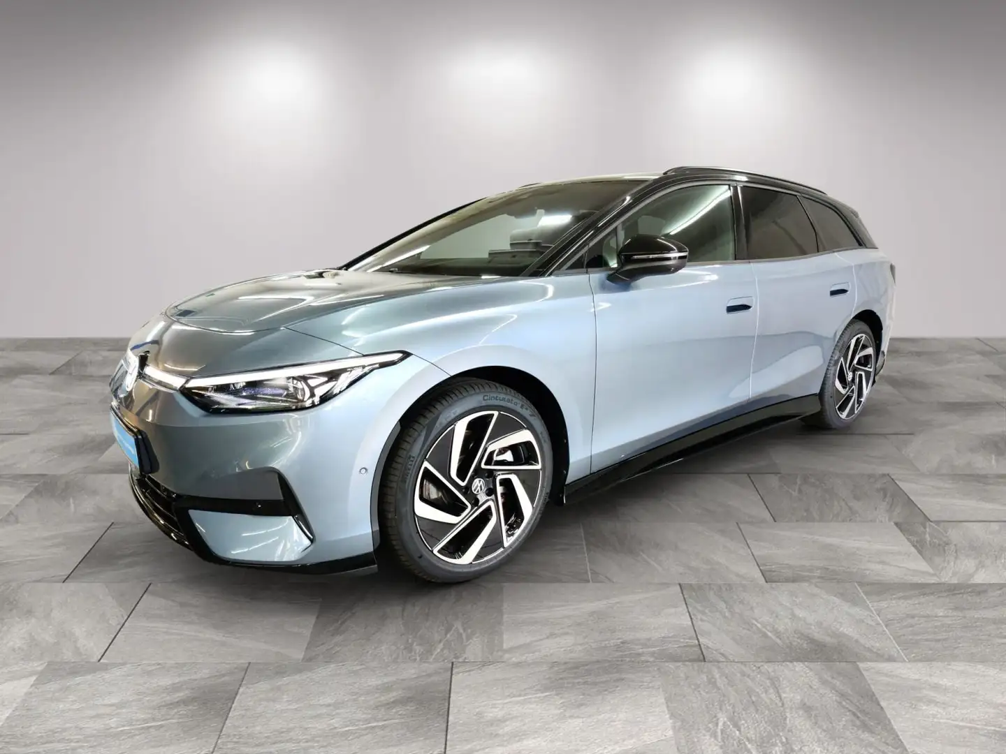Volkswagen ID.7 Tourer Pro S 86kWh/AHK/Matrix/WäPu/01.30Gar Blau - 2