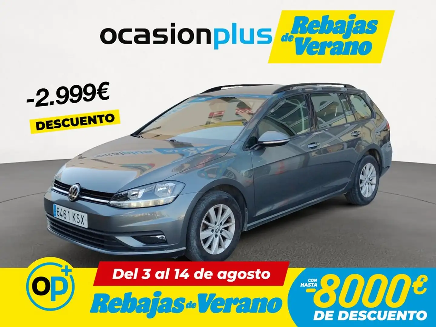 Volkswagen Golf Variant 1.6TDI Business and Navi Ed. Gris - 1