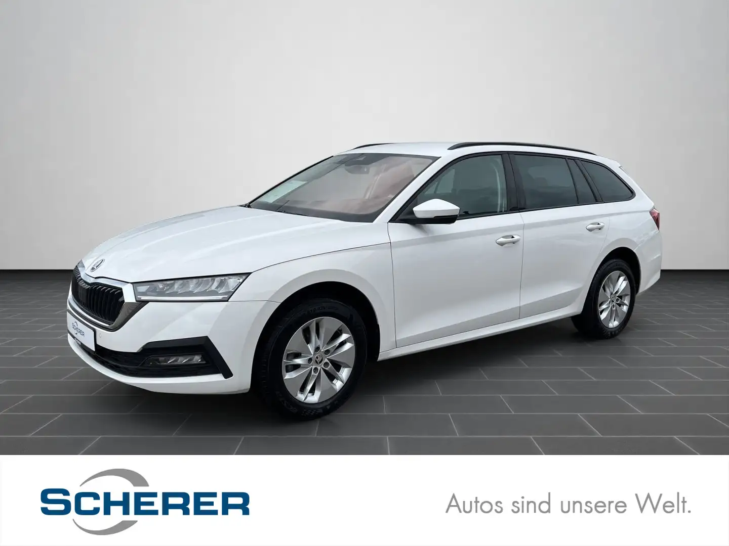 Skoda Octavia Combi 2.0 TDI Ambition NAVI/RearView/PDC Weiß - 1