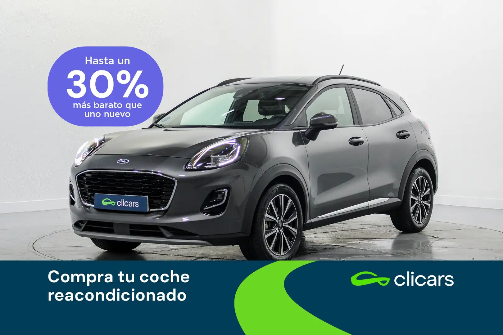Ford Puma 1.0 EcoBoost MHEV Titanium 125 Gris - 1