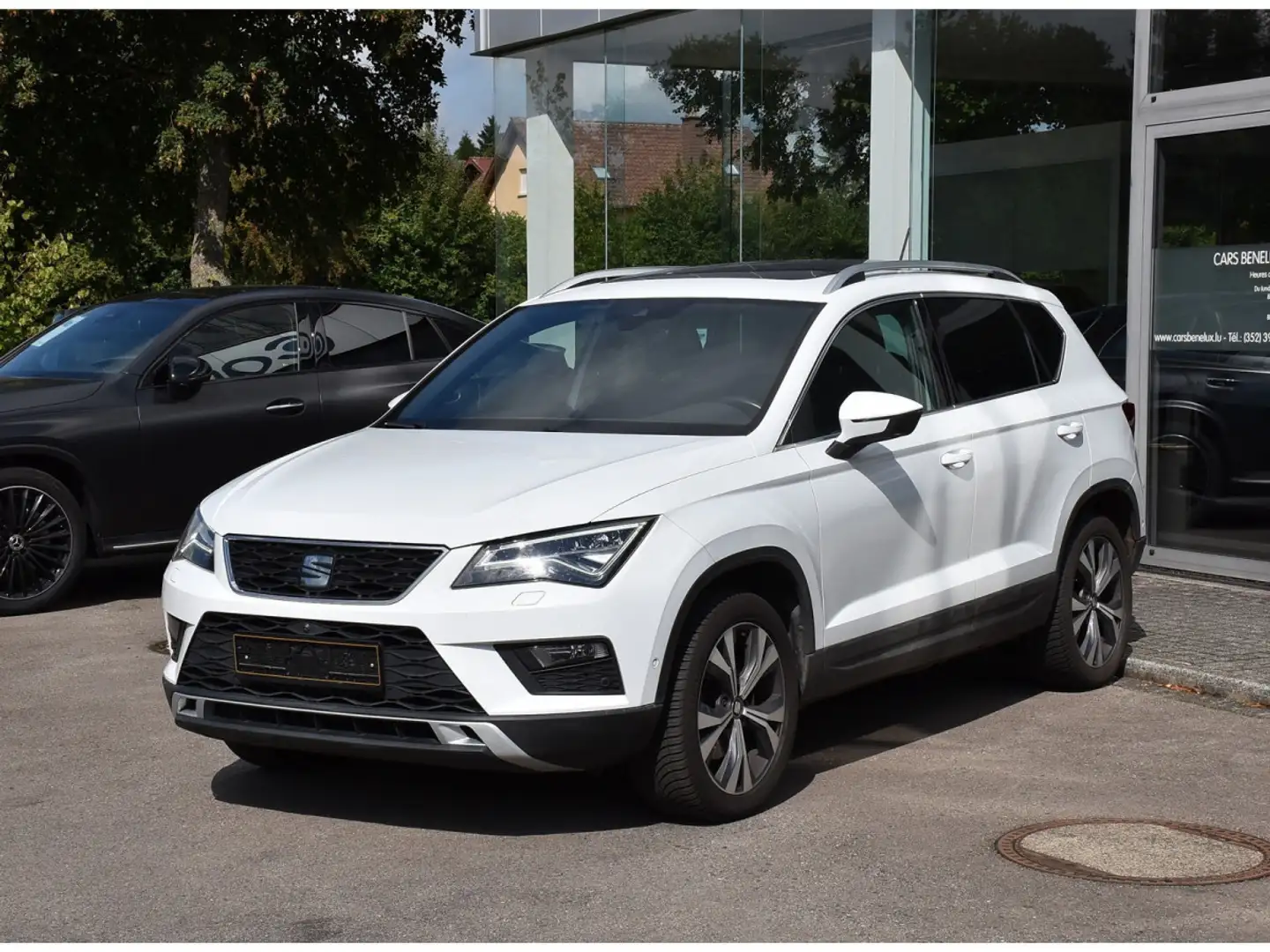 SEAT Ateca 1.4 TSI 4Drive Excellence DSG PANO ACC LANE CAM360 Blanc - 2