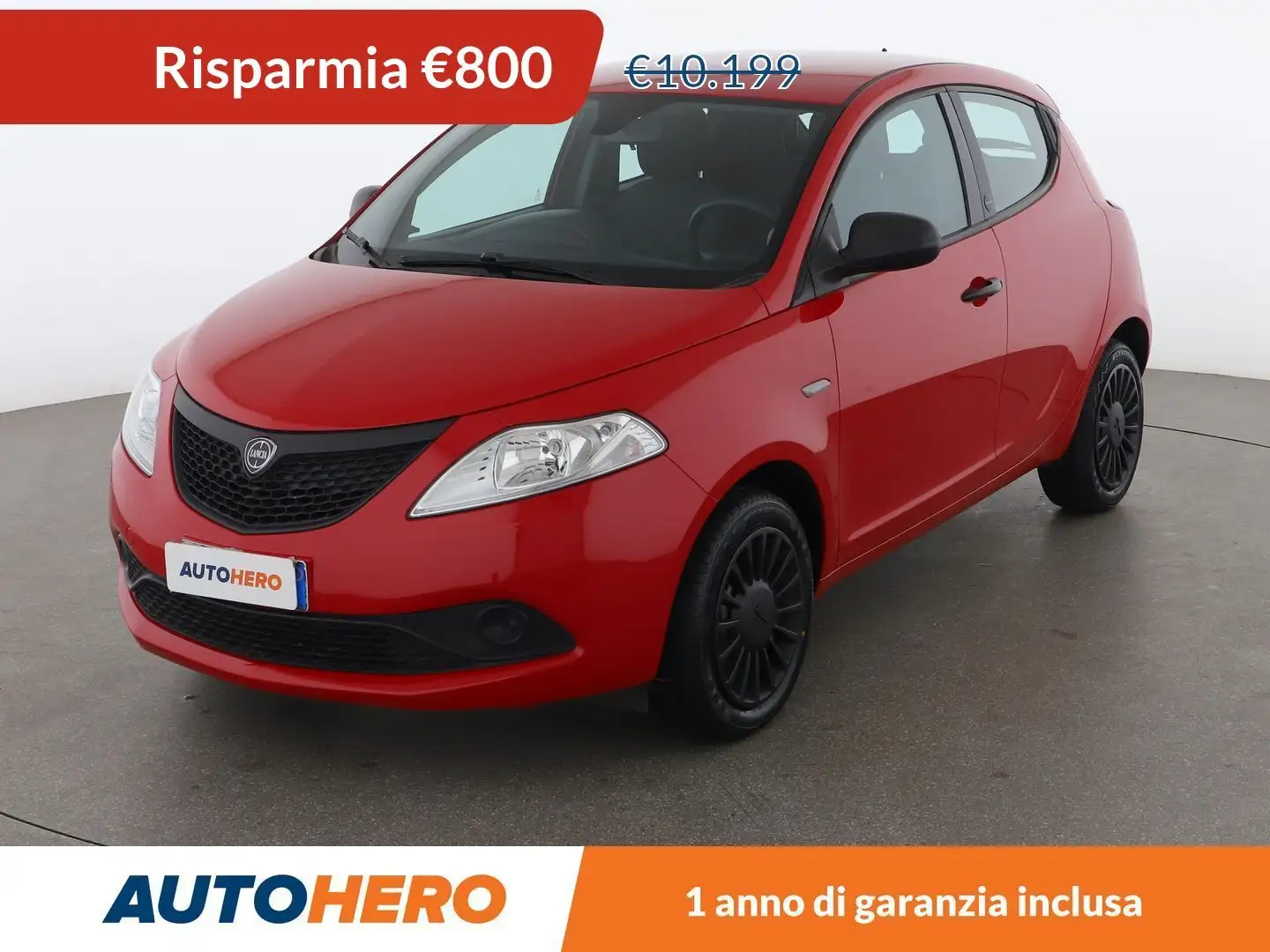 Lancia Ypsilon 1.0 Mild-Hybrid Silver MHEV Rosso - 1