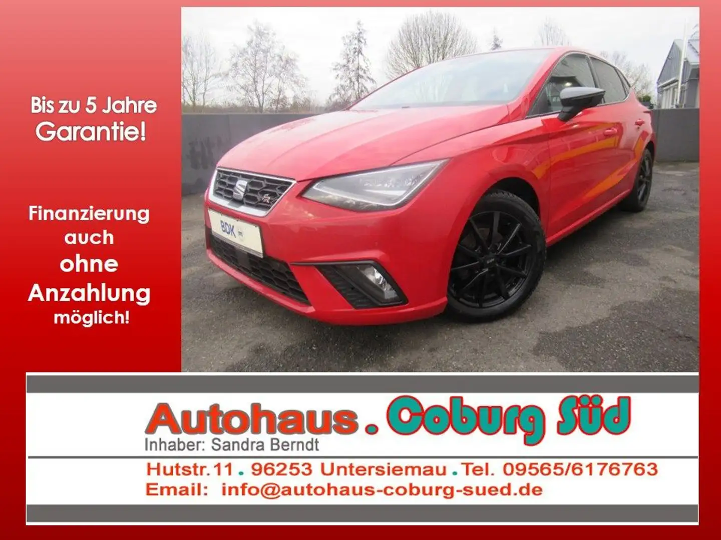 SEAT Ibiza FR LED SHZG PDC KLIMA ALU Rot - 1