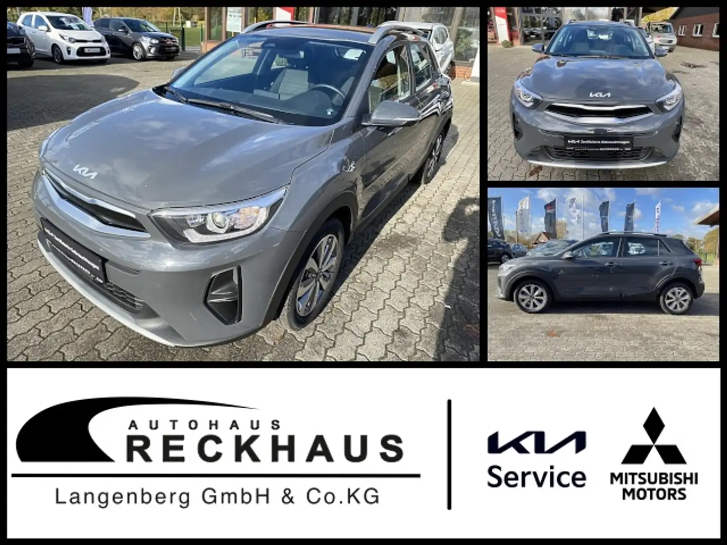 Kia Stonic 1.2 VISION STD (INKL. NAVI) Klima Navi Gris - 1