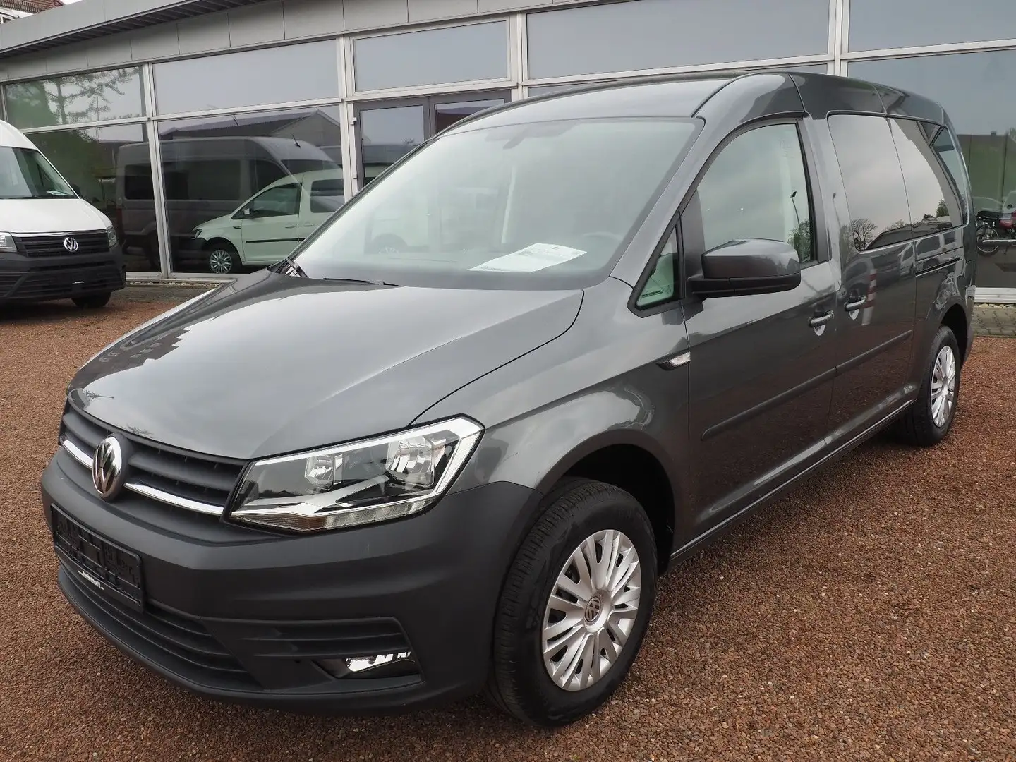 Volkswagen Caddy Maxi Klima Rollstuhlgerecht Wenderampe Gris - 2