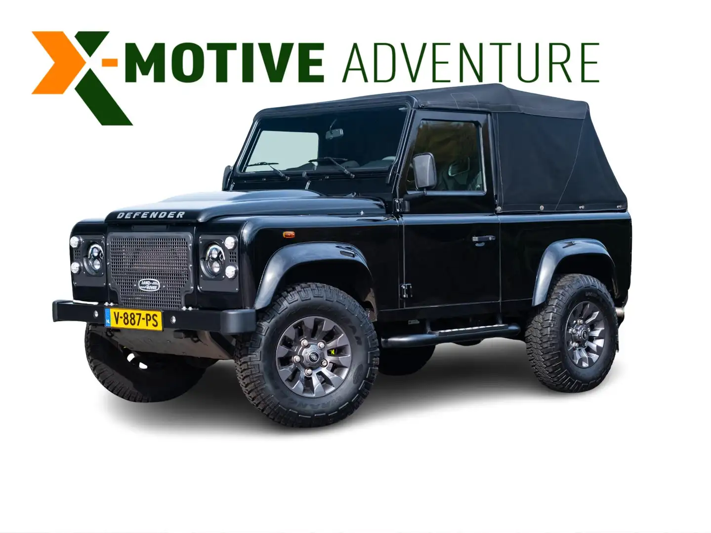 Land Rover Defender 2.2 D Soft Top 90" E | Luchtvering | Recaro | Luxe Noir - 1