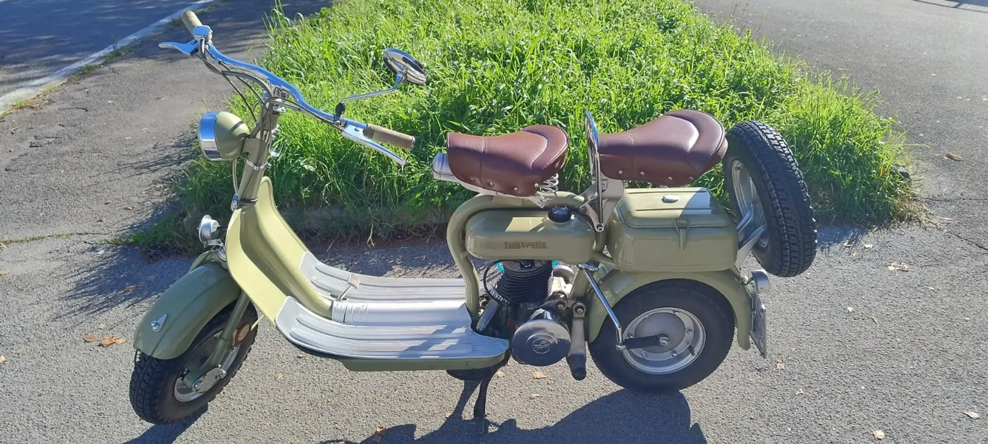 Lambretta D 125 Verde - 1