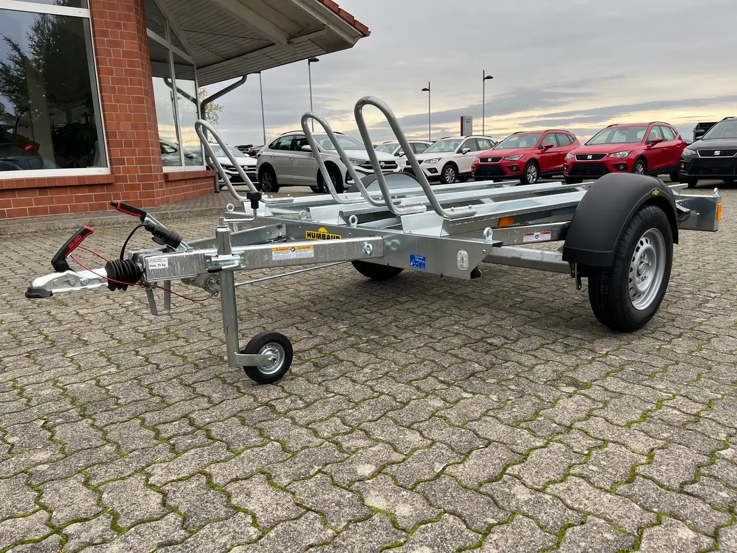 Humbaur Motorradanhänger HM 102113 1,0t Motorradtranspo... - 2