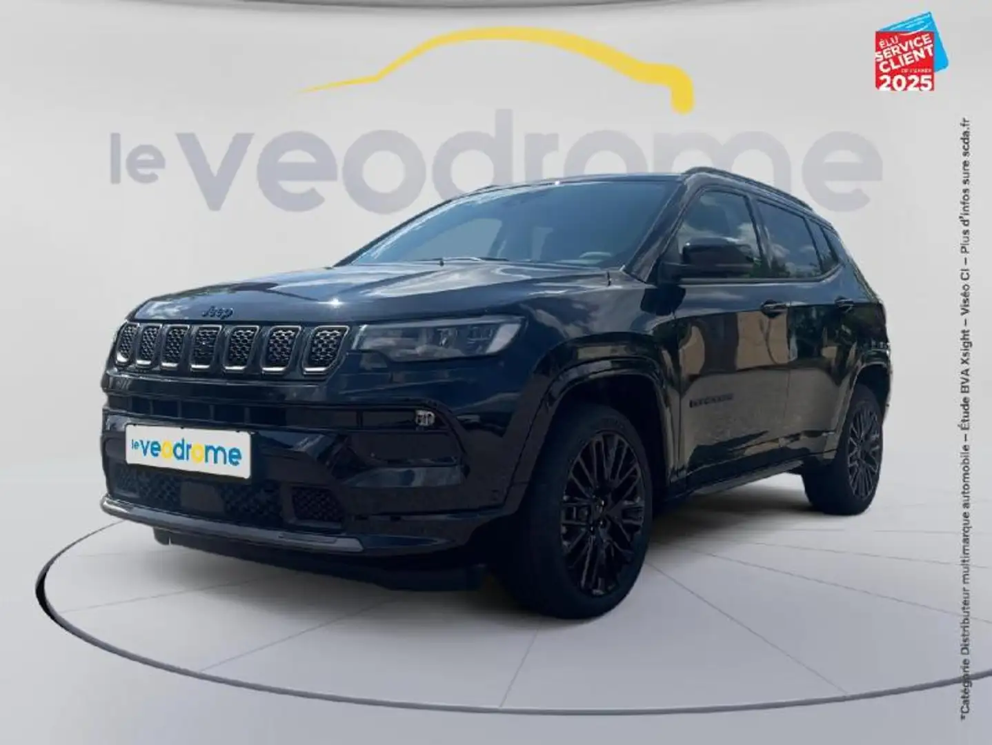 Jeep Compass 1.3 GSE T4 240ch S 4xe PHEV AT6 Noir - 1