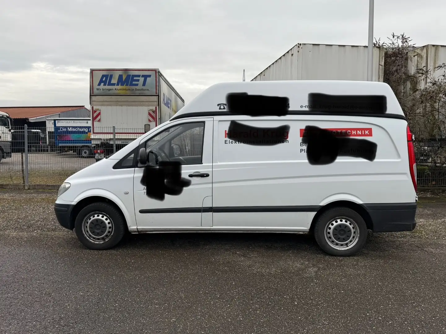 Mercedes-Benz Vito Kasten 109 CDI Hoch-lang*KLIMA*AHK*LKW.GeK Weiß - 2