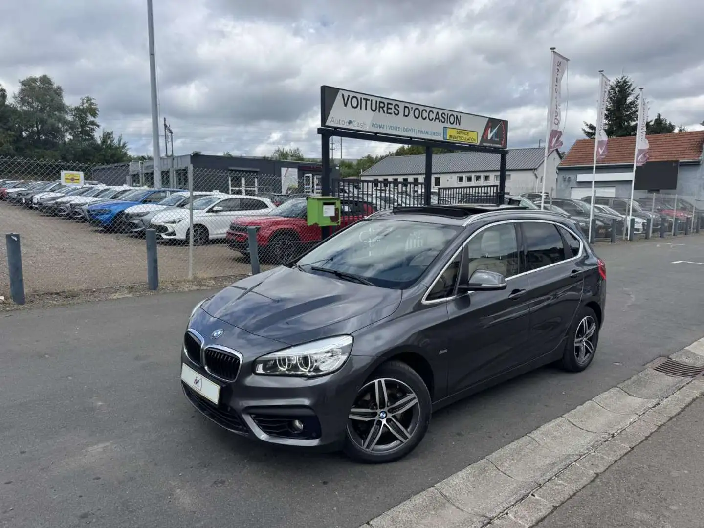 BMW 218 Active Tourer dA 150 Xdrive Sport Line Gris - 1