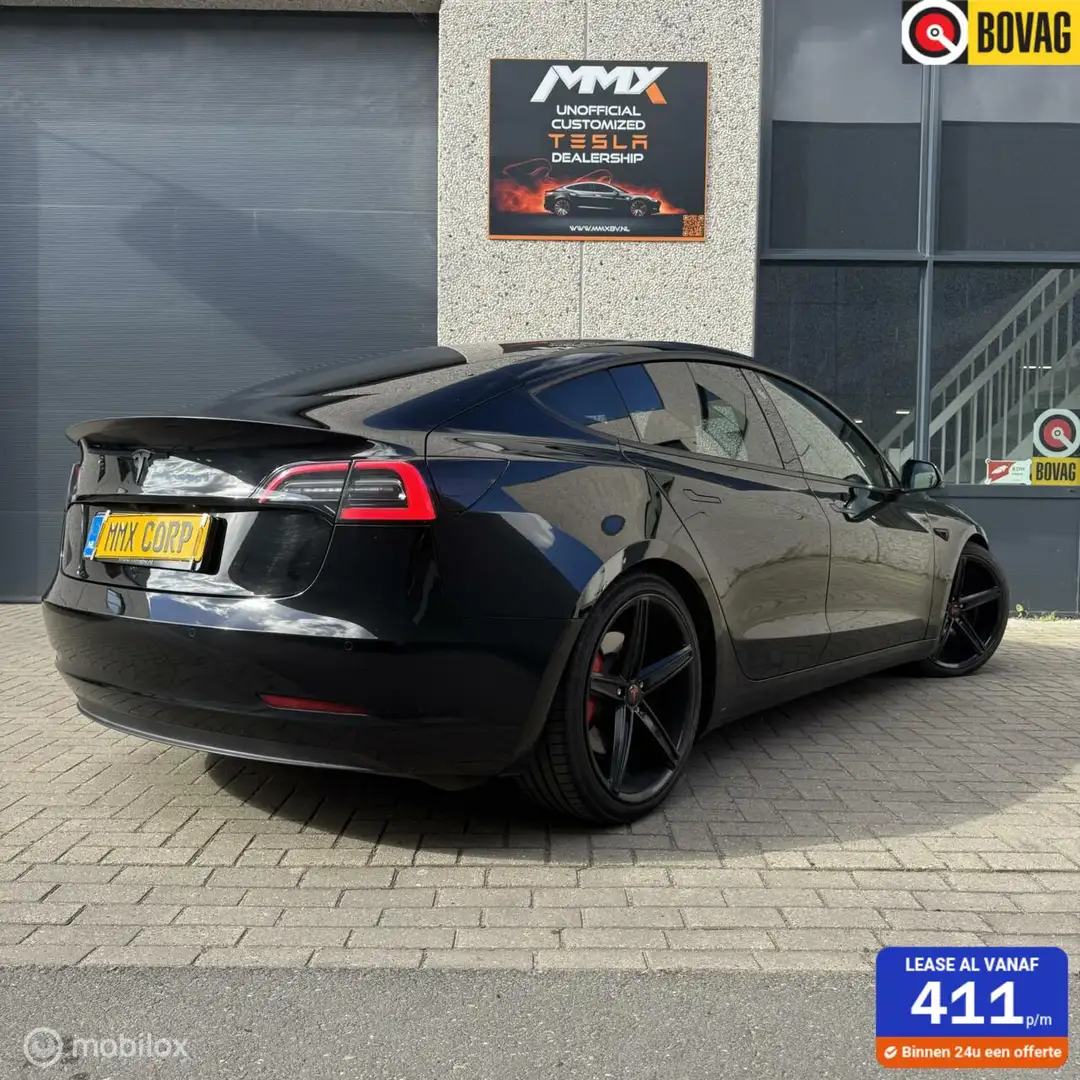 Tesla Model 3 Performance AWD 78 kWh CUSTOM HOOD EN VELGEN Negro - 1