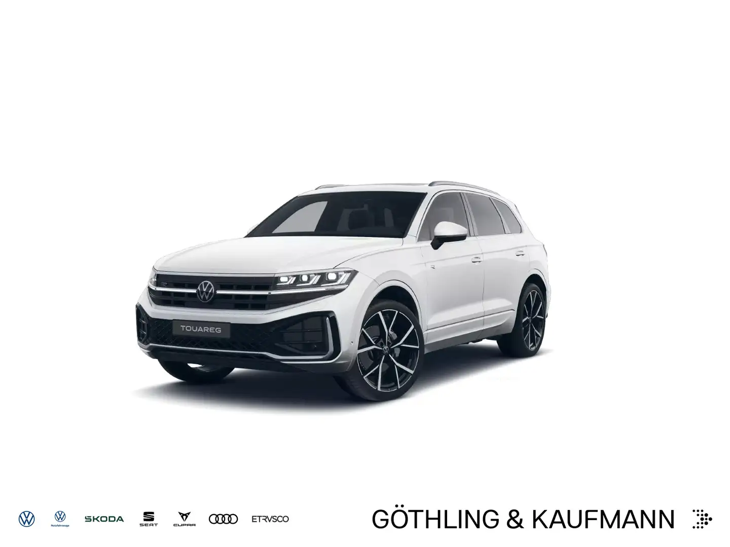 Volkswagen Touareg R-Line 4M 3.0TDI 210kW*PANO*AHK*KAM*DYN* Weiß - 1