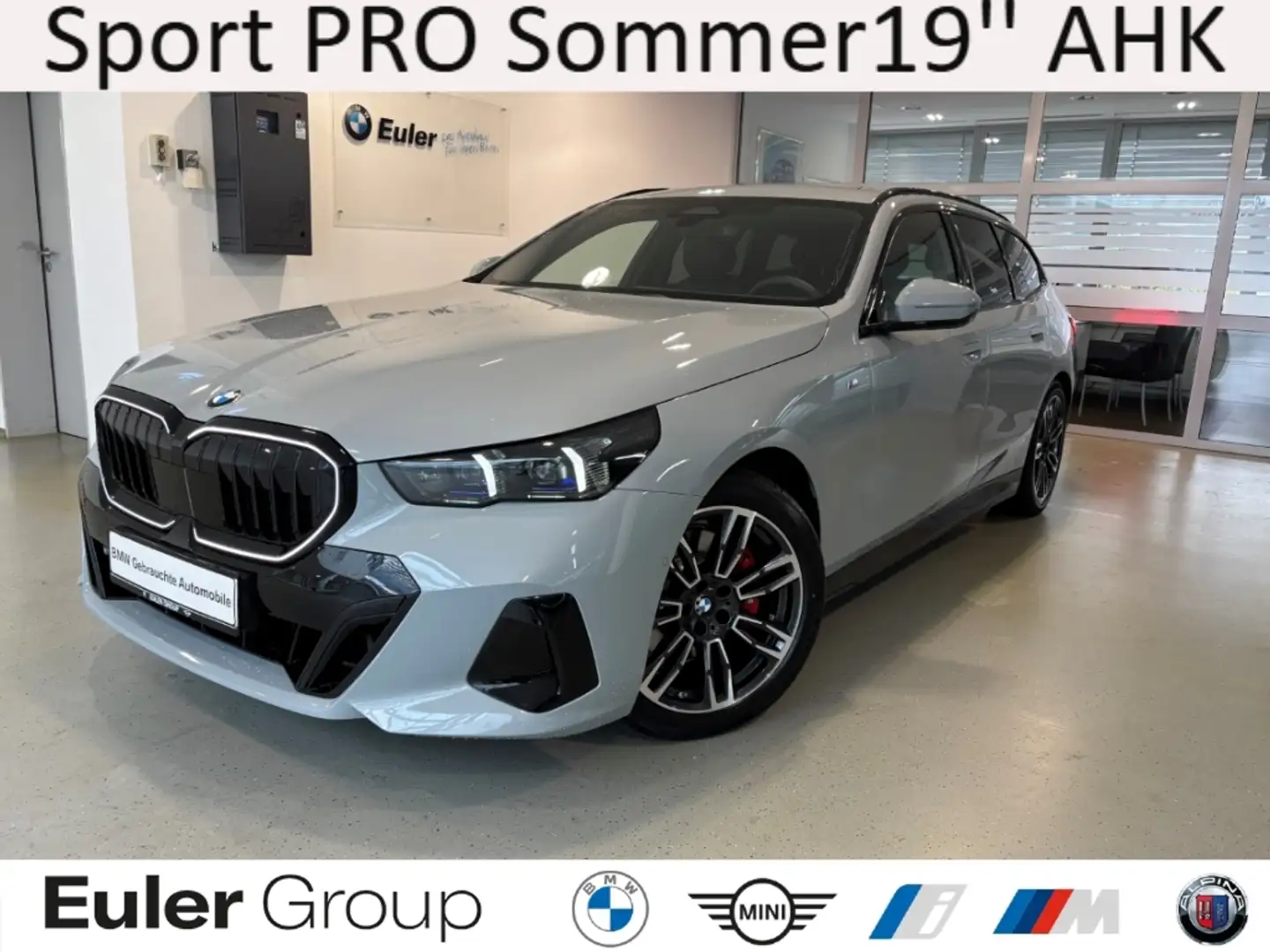 BMW 520 i M-Sport PRO Sommer19'' AHK ICONIC AdLED H/K Park Gris - 1