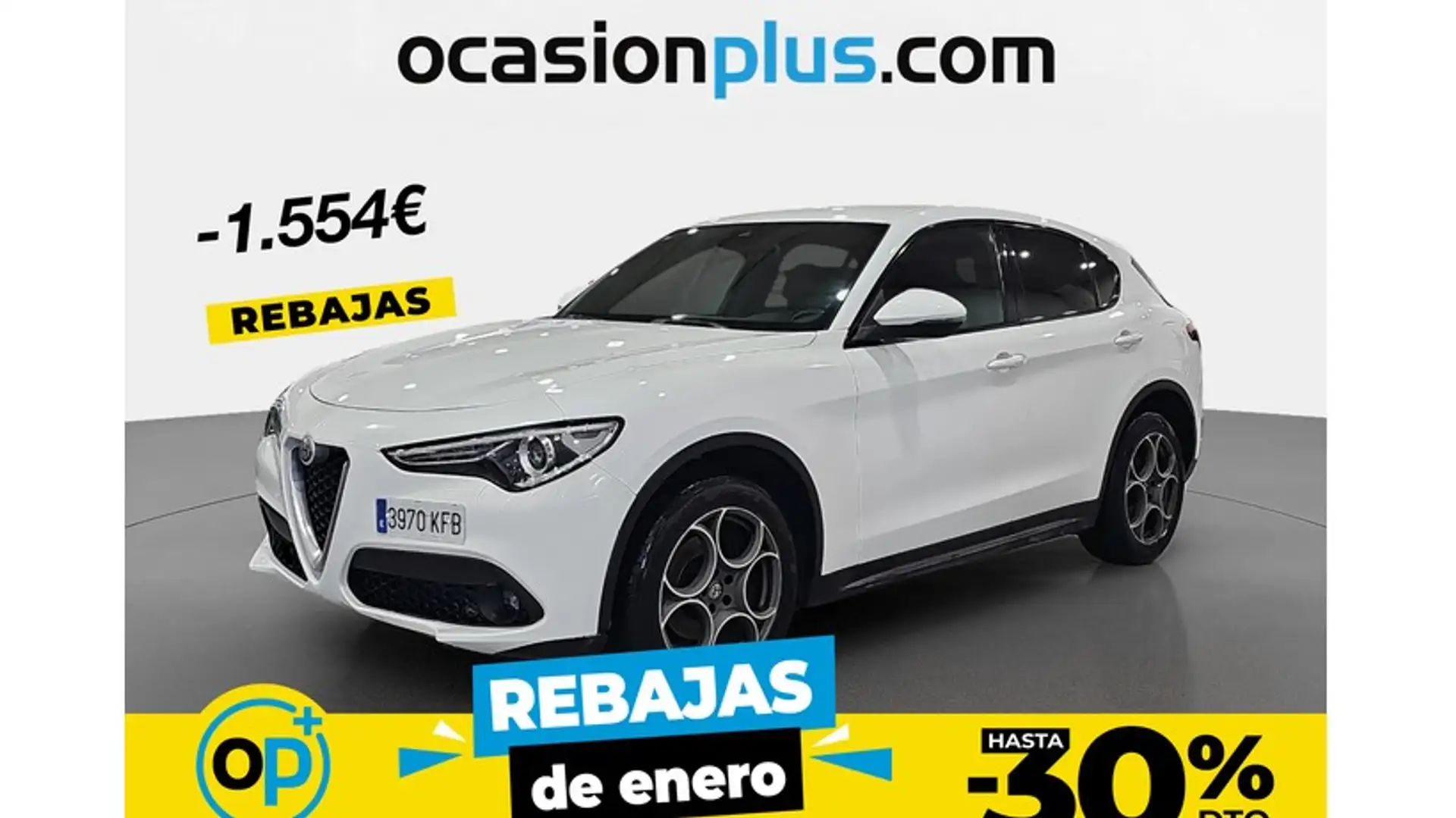 Alfa Romeo Stelvio 2.2 Super Q4 210 Aut. Blanc - 1