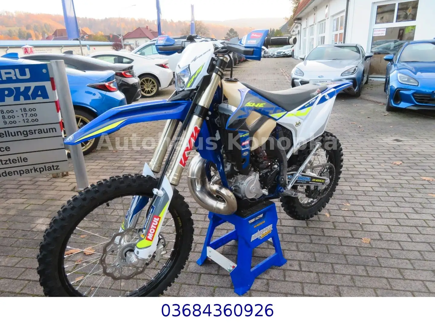 Sherco 250 SEF actory 2023 nur 25BH+Zubehörpaket4,99% Blauw - 1