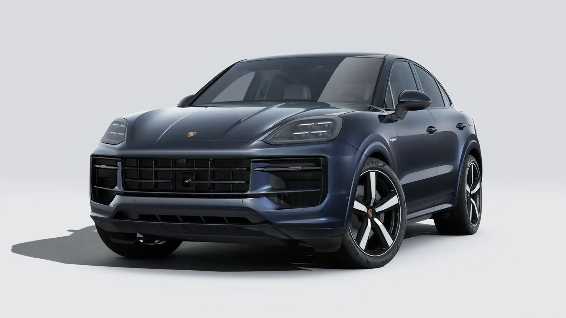Porsche Cayenne E-Hybrid Coupé Bleu - 1