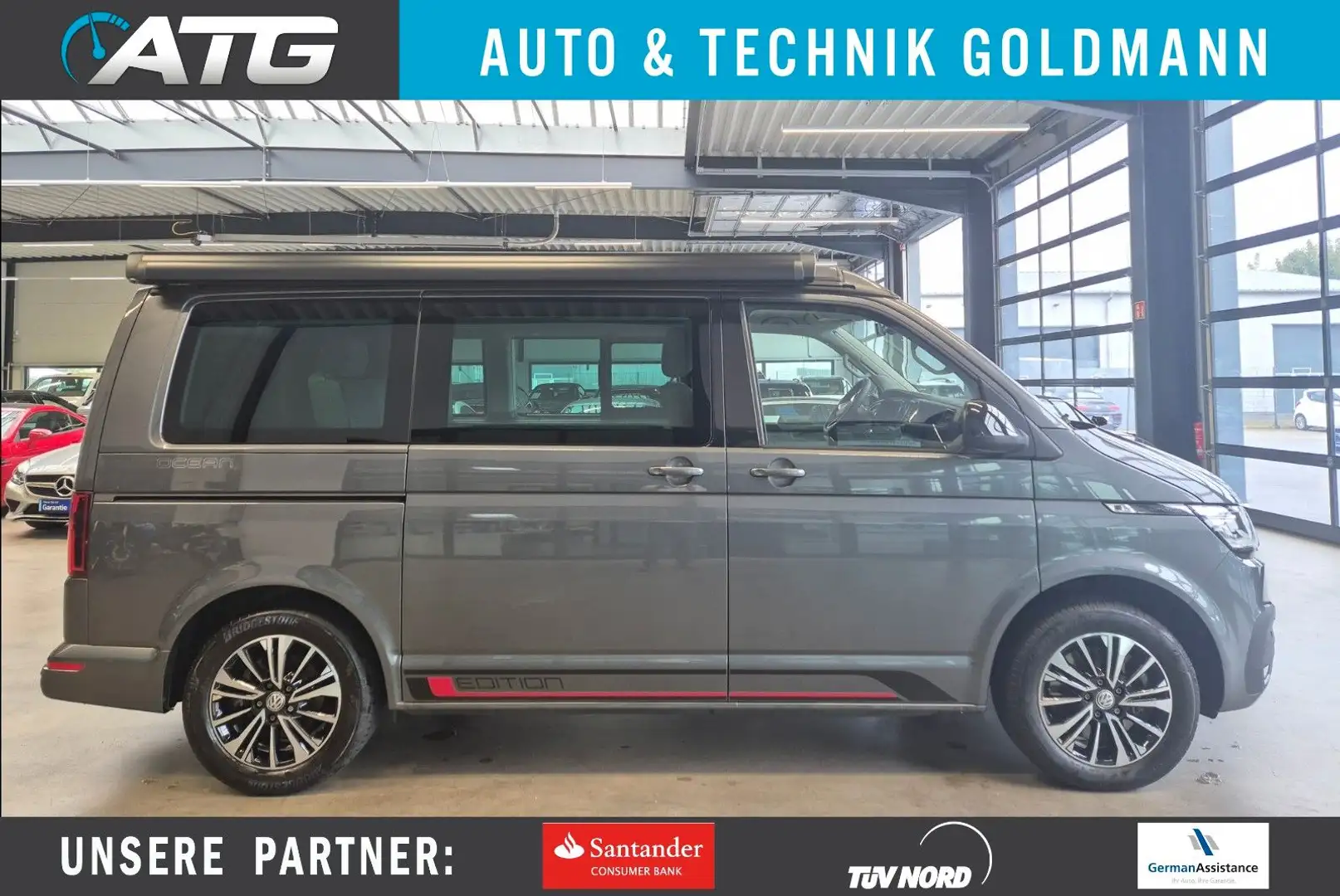 Volkswagen T6 California T6.1 CALIFORNIA OCEAN EDITION 4M STANDHZ MARKISE Grau - 1