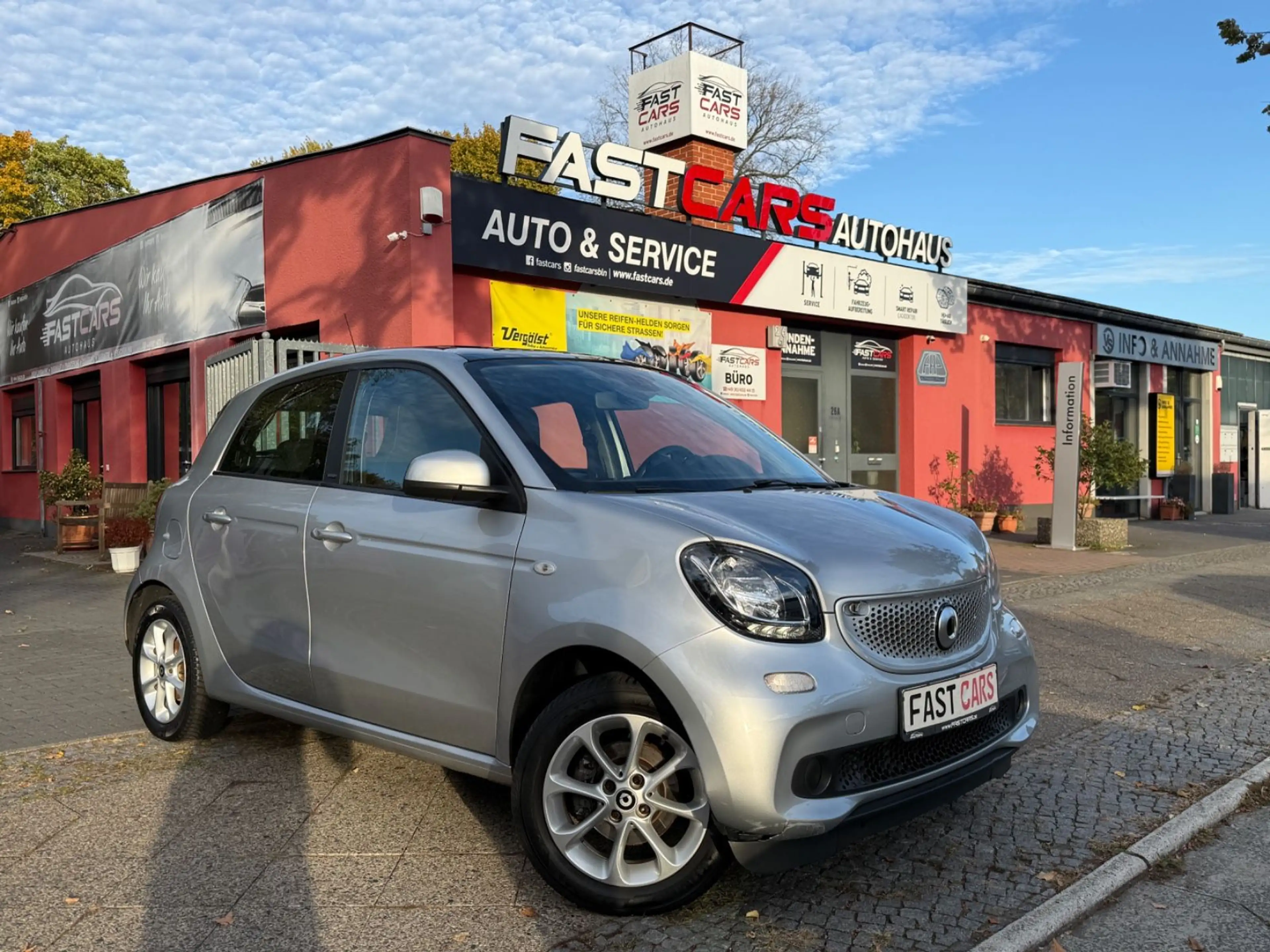 smart forFour Passion Panorama Navi SHZ Klima