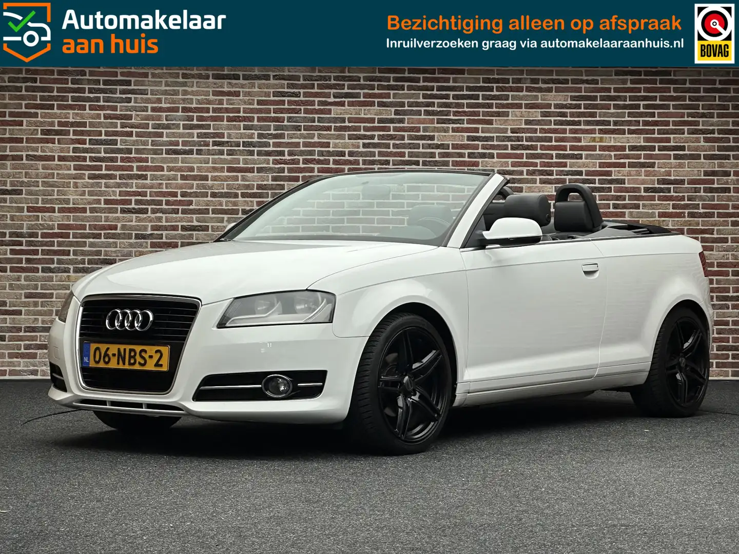 Audi A3 Cabriolet 1.2 TFSI S-line Youngtimer CarPlay Navig Blanc - 1