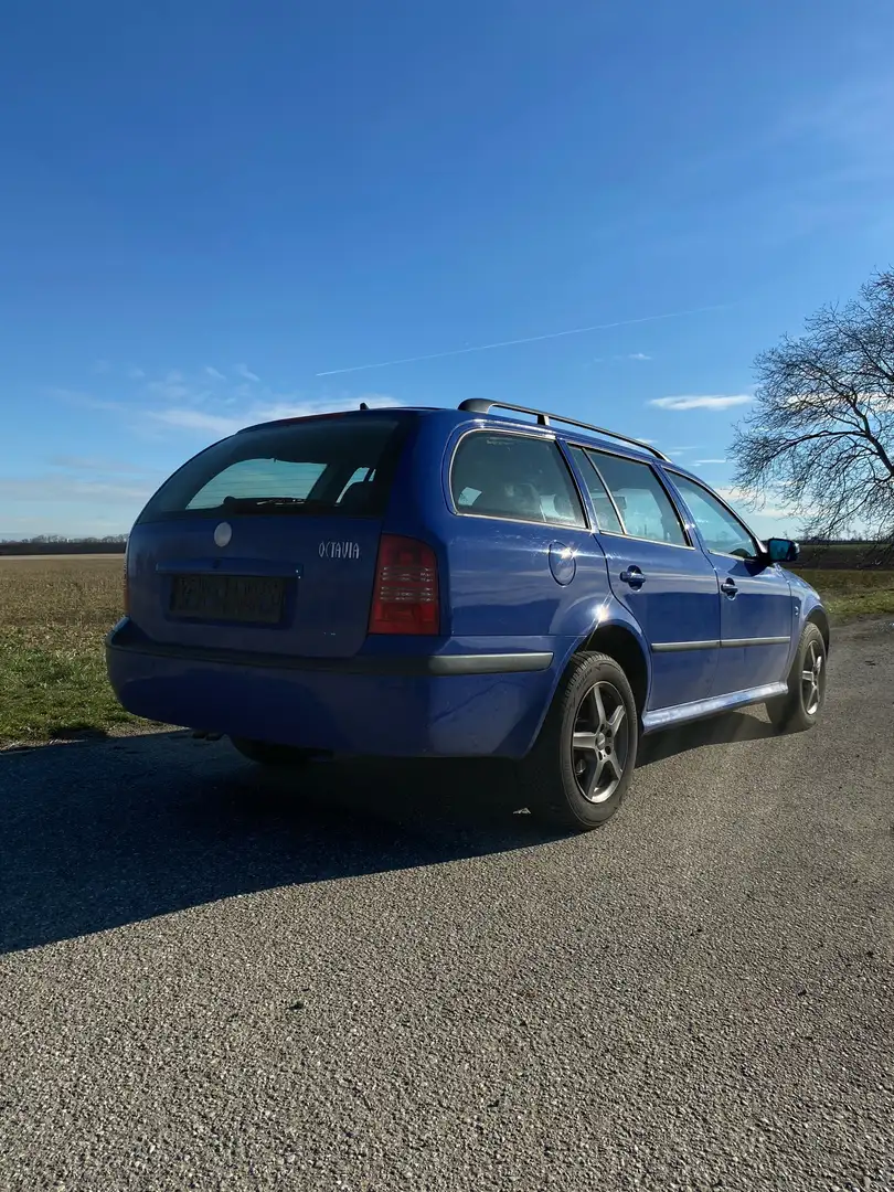 Skoda Octavia Combi 1,9 Elegance TDI Fixpreis Blauw - 2