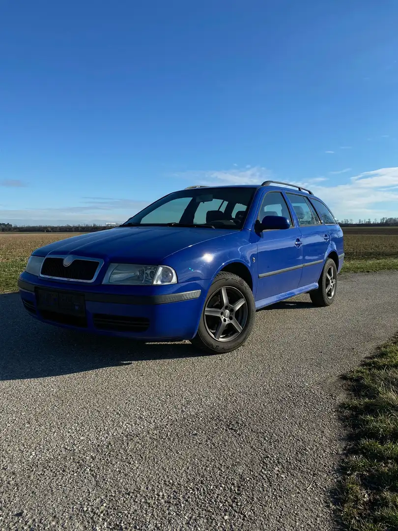 Skoda Octavia Combi 1,9 Elegance TDI Fixpreis Blauw - 1