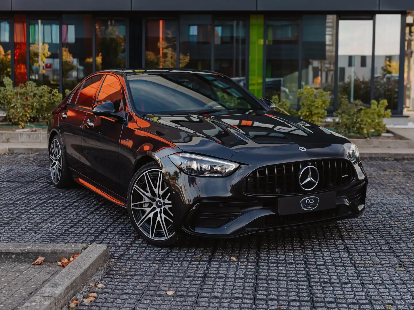 Mercedes-Benz C 43 AMG 360°/ Like NEW/ Belgian car/ One owner Zwart - 1