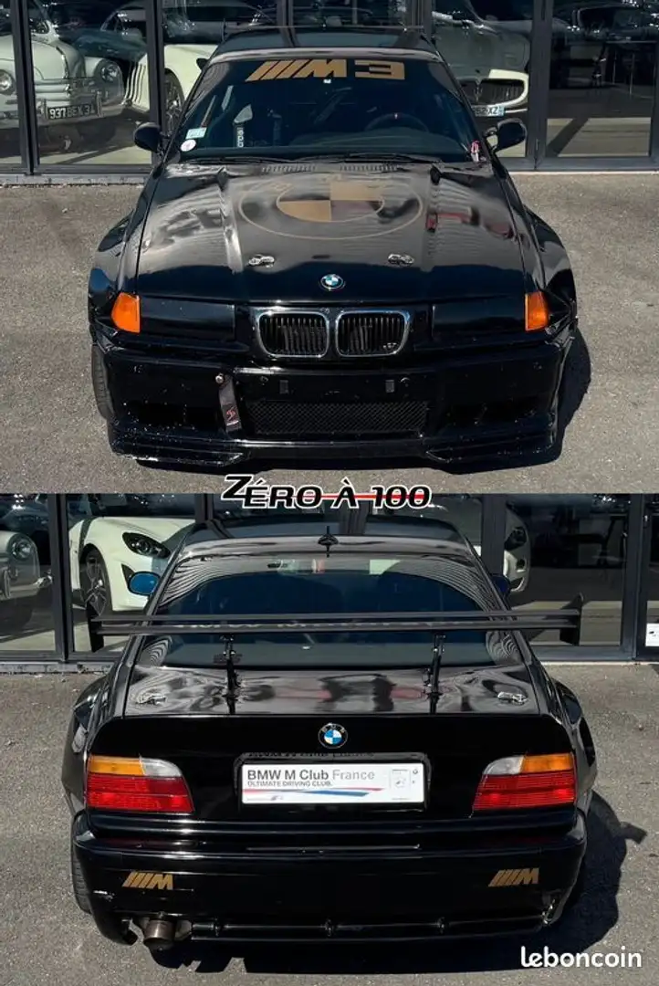 BMW M3 3.2 i Coupé E36 GROUPE A DELAGE 321cv Negro - 2