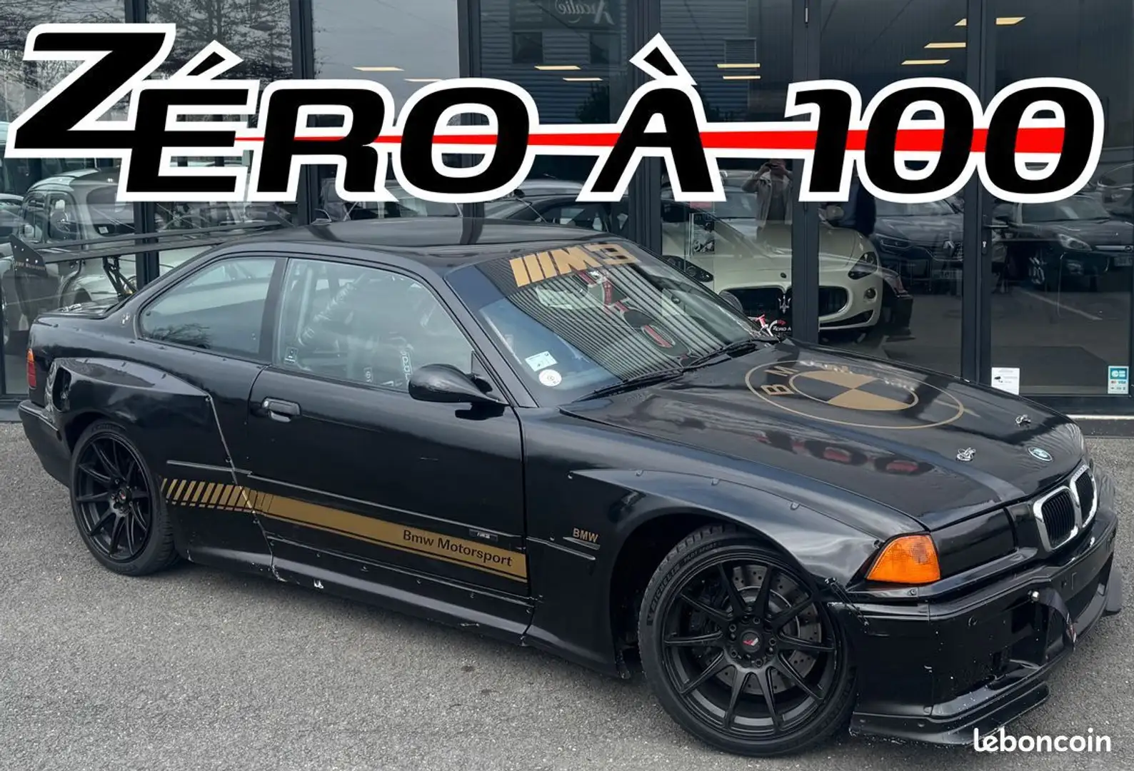 BMW M3 3.2 i Coupé E36 GROUPE A DELAGE 321cv Negro - 1