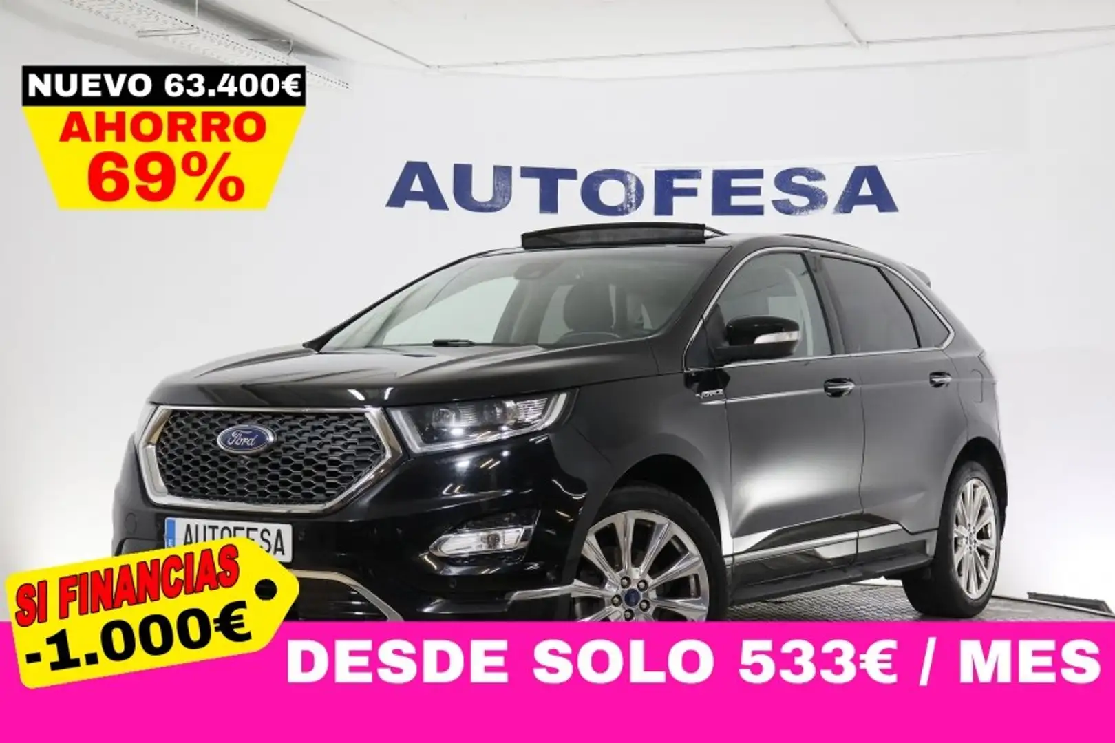 Ford Edge VIGNALE 2.0 TDCI POWERSHIFT 210cv AWD AUTO 5P # TE Negro - 1