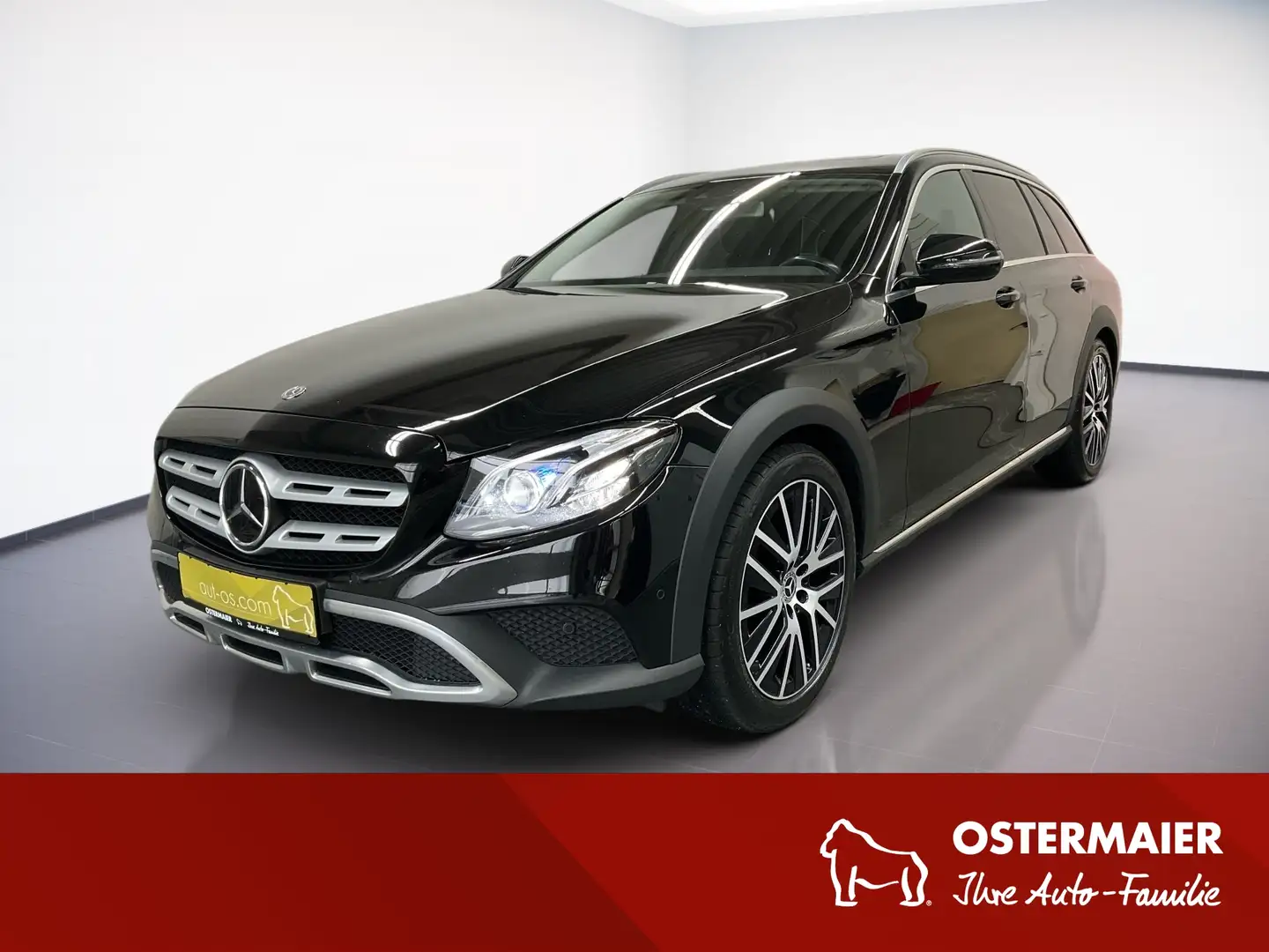 Mercedes-Benz E 220 d 194PS T 9G-TRONIC ALL-TERRAIN 4Matic AHK.LUFT.KA Nero - 1