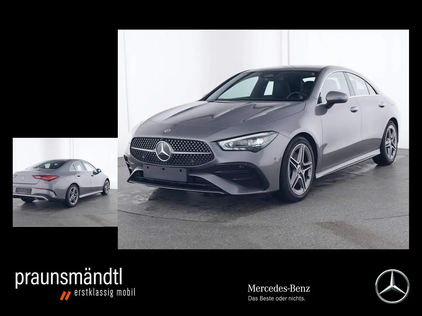 Mercedes-Benz CLA 220 d AMG Leder/MuBeam/AHK/MBUX+/Totw/Kamera Grau - 1