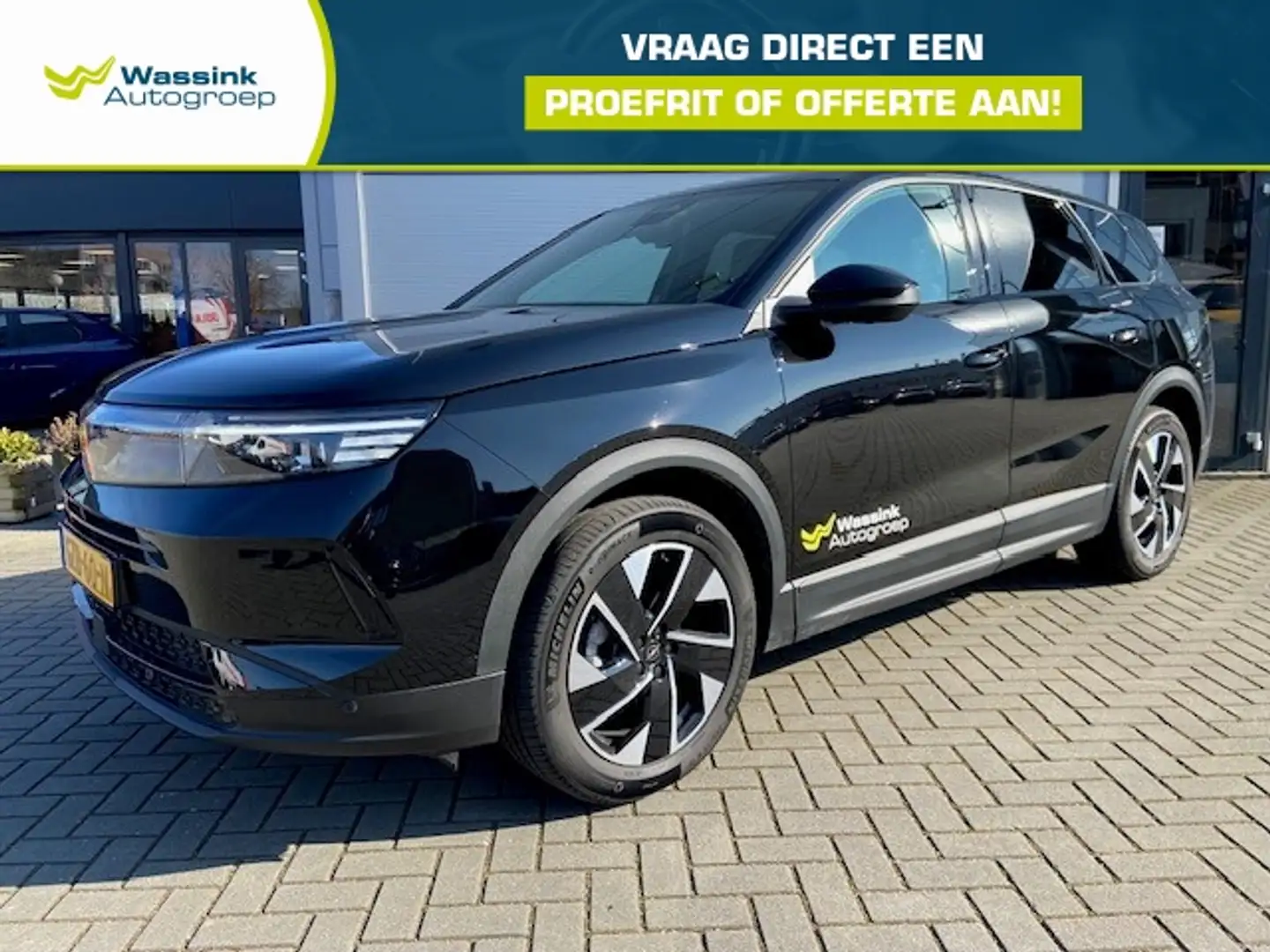Opel Grandland 1.2 Turbo Hybrid 136pk Automaat GS | Navigatie | C Zwart - 1