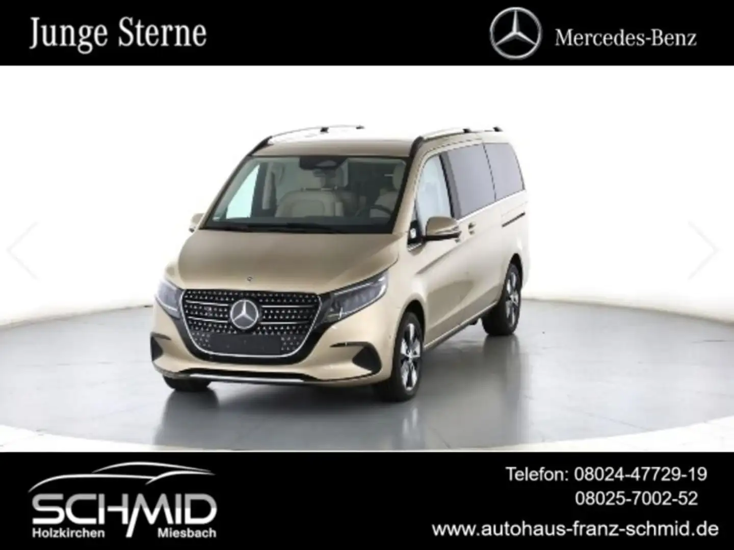 Mercedes-Benz V 300 d 4MATIC AVA L Leder BEIGE Sitzluft STHZG Gold - 1