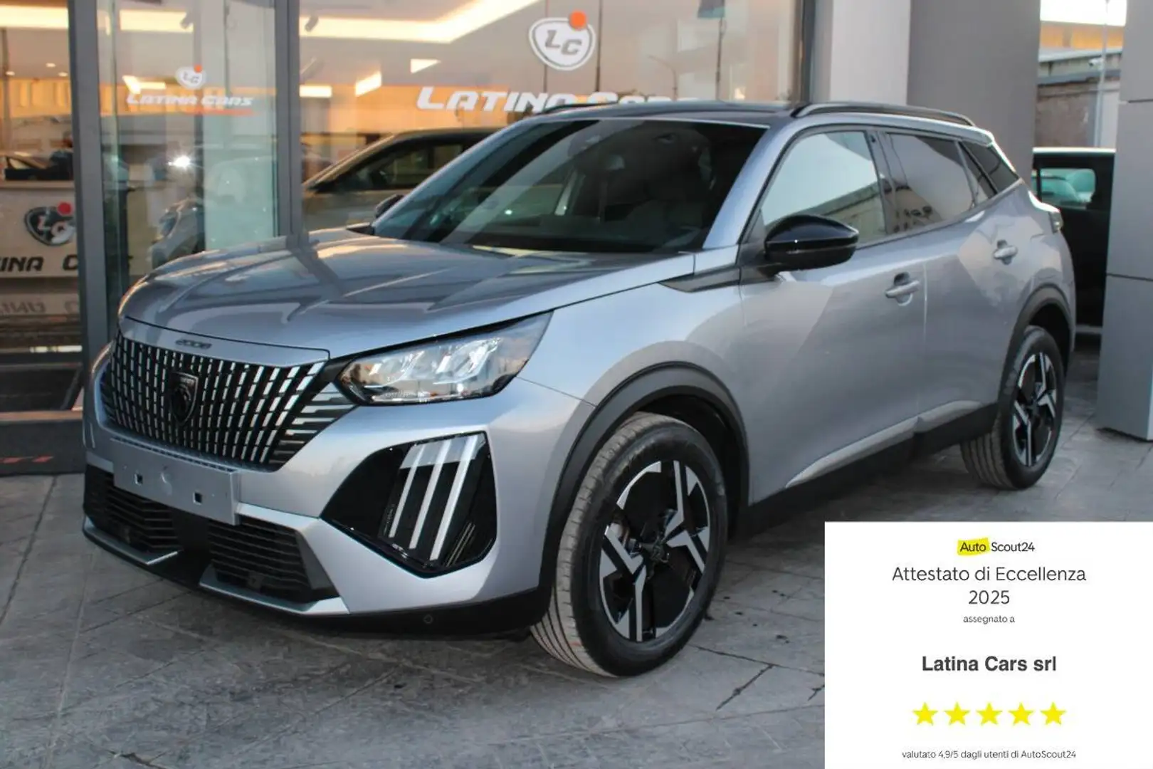 Peugeot 2008 1.2 puretech Allure s&s 100cv Con VIRTUAL COCKPIT Grijs - 1