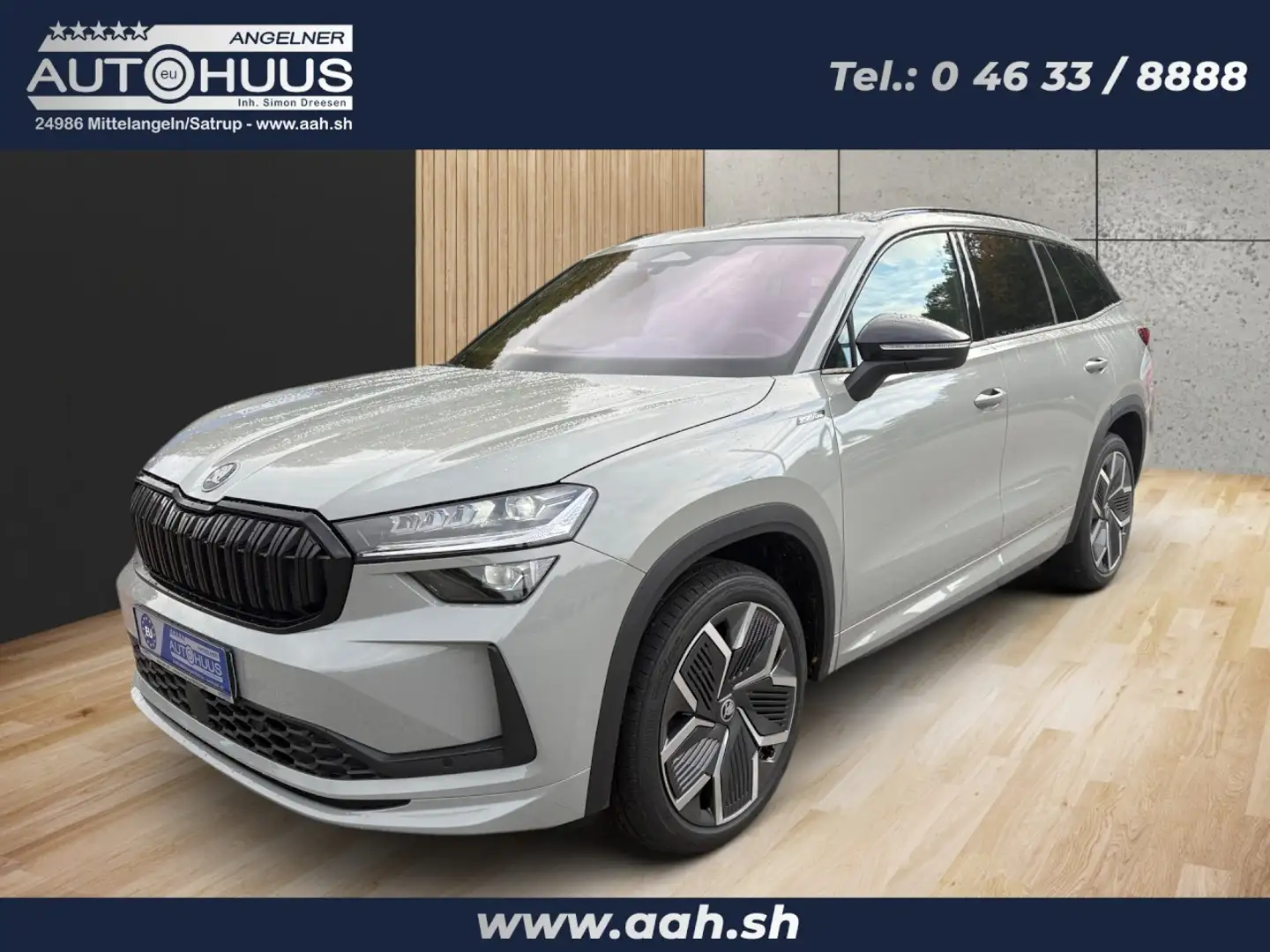 Skoda Kodiaq Sportline 2.0 TDI DSG 4x4 7-Sitzer Klima Navi Schwarz - 1