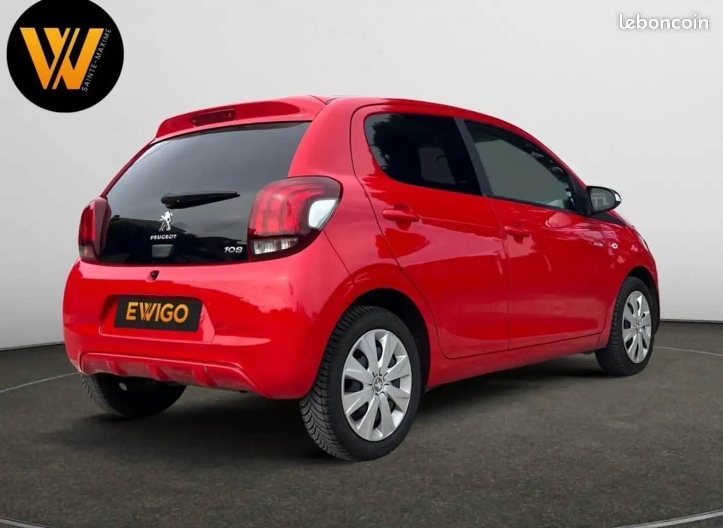 Peugeot 108 1.0 VTI 70 STYLE START-STOP 1ERE MAIN ENTRETIEN CONCESSION BLUETOOTH LIMITEUR CLIM Rood - 2